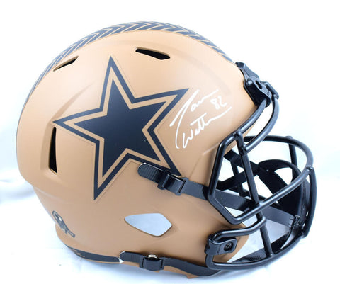 Jason Witten Signed Cowboys F/S Salute to Service 2023 Speed Helmet- Beckett W