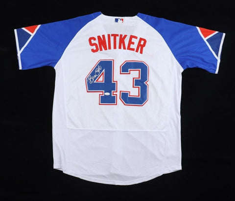 Brian Snitker Signed Braves Throwback Jersey Atlanta Manager Since 2016/ JSA COA
