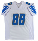 T. J. Hockenson Signed Detroit Lions Jersey (Beckett Holo) 2019 1st Rd Pk / Iowa