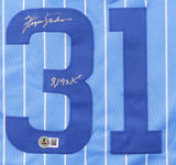 Fergie Jenkins Signed Chicago Cubs Pull Over Jersey Inscribed 3,192 Ks (Beckett)