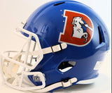 Simon Fletcher & Karl Mecklenburg Autographed Broncos Helmet w/ ROF Inscriptions