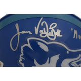 James Van Der Beek Autographed Varsity Blues Coyotes Mini Helmet Beckett 46792