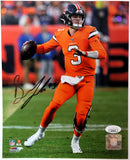 Drew Lock Autographed Denver Broncos 8x10 Photo JSA COA