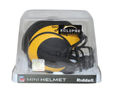 Cam Akers Autographed Los Angeles Rams Eclipse Mini Helmet Beckett 35391