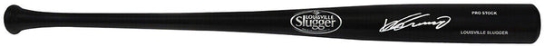 Vladimir Guerrero Sr Signed Louisville Slugger Black Baseball Bat (SCHWARTZ COA)