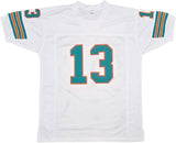 MIAMI DOLPHINS DAN MARINO AUTOGRAPHED SIGNED WHITE JERSEY JSA STOCK #239851