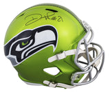 Seahawks Devon Witherspoon Signed Flash Full Size Speed Rep Helmet BAS Witness