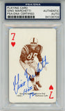Gino Marchetti Autographed 1963 Stancraft 7 of Hearts HOF PSA Slab 43575