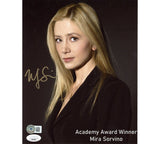 Mira Sorvino Signed Hollywood Unframed 8x10 Photo - Headshot