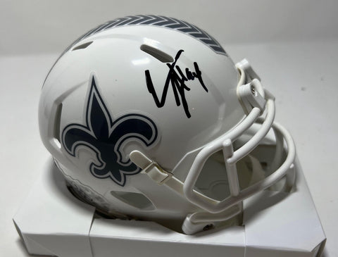 CAMERON JORDAN Signed Riddell '24 STS Mini Helmet - New Orleans Saints NFL - BAS