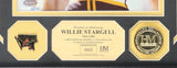 Willie Stargell Signed Pirates Framed & Matted Photo Display (Mounted Memories)