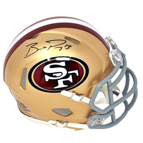 Brock Purdy San Francisco 49ers Signed Riddell Speed Mini Helmet Fanatics