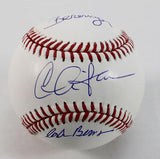 Charlie Sheen, Corbin Bernsen & Tom Berenger Signed MLB Baseball / Major League