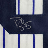 Autographed/Signed Darryl Strawberry New York Pinstripe Jersey JSA COA