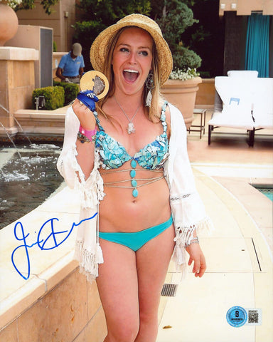 Jamie Anderson Winter Olympics Authentic Signed 8x10 Vertical Photo BAS 6