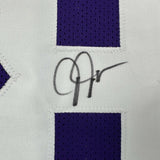 Autographed/Signed JUSTIN JEFFERSON Minnesota Purple Jersey JSA COA