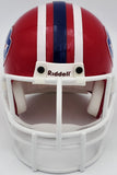 Jim Kelly Autographed Buffalo Bills Red Mini Helmet Beckett BAS QR #BS30080