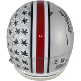 Jack Sawyer Signed Ohio State Buckeyes Mini Helmet OSU vs World Beckett 54030