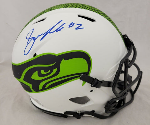 DREW LOCK SIGNED SEAHAWKS LUNAR ECLIPSE SPEED AUTHENTIC HELMET BECKETT COA