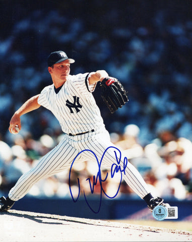 David Cone Autographed New York Yankees 8x10 Photo Beckett