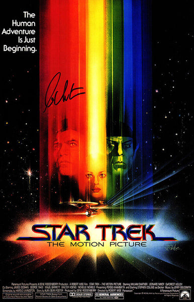 William Shatner Signed Star Trek The Motion Picture 11x17 Movie Poster -SCHWARTZ