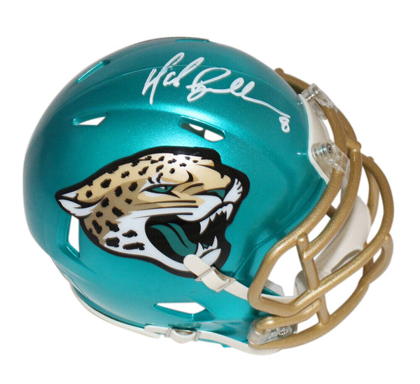 Mark Brunell Signed Jacksonville Jaguars flash Mini Helmet Beckett 40197