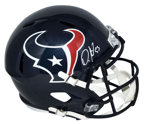 DANIELLE HUNTER SIGNED HOUSTON TEXANS FULL SIZE SPEED HELMET BECKETT