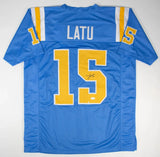 Laiatu Latu Signed UCLA Bruins Jersey (JSA COA) Indy Colts 2024 1st Round Pck