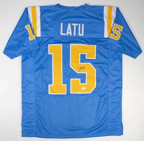 Laiatu Latu Signed UCLA Bruins Jersey (JSA COA) Indy Colts 2024 1st Round Pck