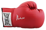 Muhammad Ali Authentic Signed Red Everlast Boxing Glove Autographed BAS #AE13635