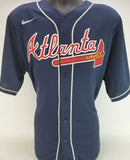 Ronald Acuna Jr Signed Atlanta Braves Nike Style Jersey (JSA COA) 2018 ROY