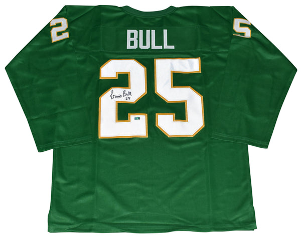 RONNIE BULL AUTOGRAPHED BAYLOR BEARS #25 GREEN THROWBACK JERSEY COA