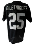 Fred Biletnikoff HOF Raiders Signed/Inscribed Custom Football Jersey JSA XHC45