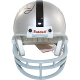 Otis Sistrunk Signed Oakland Raiders VSR4 Replica Mini Helmet Beckett 44225