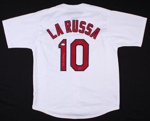 Tony La Russa Signed St Louis Cardinals Jersey (JSA COA) 4xManager of the Year