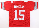 Mike Tomczak Signed Ohio State Buckeyes Jersey (Beckett) Super Bowl XX Champion