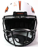 Patrick Surtain II Autographed/Inscribed "24 DPOY" White Lunar Replica Helmet