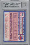 Dwight Gooden Signed New York Mets 1984 Topps Traded Card BAS ROY Slab 28520