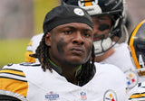 Kaleb Johnson Signed Iowa Hawkeyes Jersey (Beckett) Steelers Top Running Back