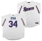 Rangers Nolan Ryan HOF 99 Authentic Signed White NIke Jersey Autographed BAS