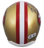 49ers Bill Romanowski Authentic Signed VSR4 Rep Mini Helmet Autographed BAS