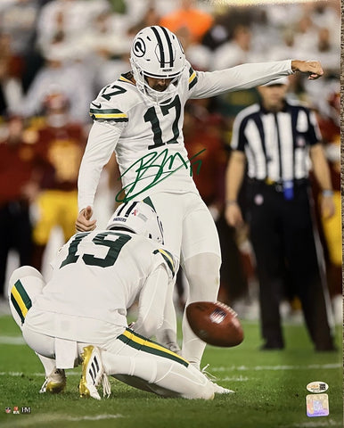 Packers Kicker BRANDON McMANUS Signed 16x20 Photo AUTO #1 - JSA