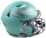 AJ Brown Autographed Eagles F/S Rave Speed Flex Helmet Beckett W Hologram