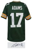 Davante Adams (GB PACKERS) Signed Green Custom Football Jersey - (Beckett COA)