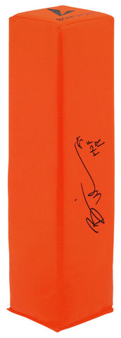 Brian Urlacher Signed BSN Orange Endzone Football Pylon w/HOF'18 -(SCHWARTZ COA)