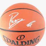 Luka Doncic Kristaps Porzingis Signed Basketball PSA/DNA Dallas Mavericks