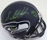 SHAQUILL GRIFFIN AUTOGRAPHED SEAHAWKS MINI HELMET IN GREEN MCS HOLO 134384