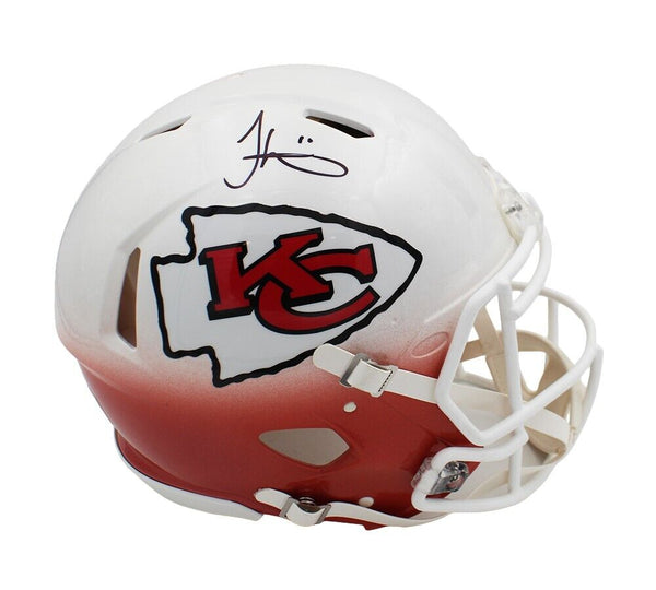 custom football helmets near me Tyreek Hill Signed Kansas City Chiefs Speed Authentic Custom NFL Helme – Super Sports Center