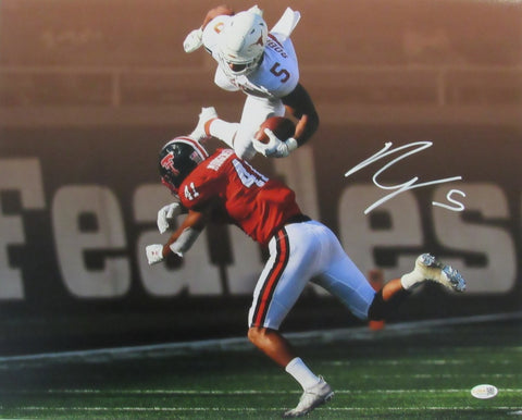 Bijan Robinson Texas Longhorns Signed/Autographed 16x20 Photo JSA 208832