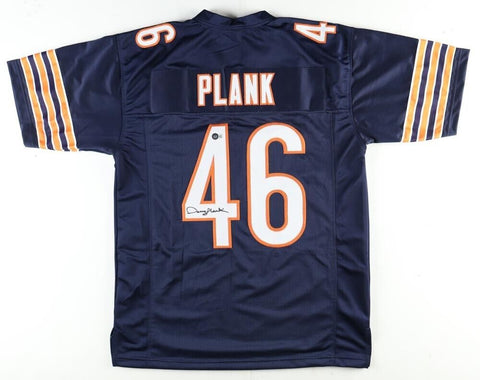 Doug Plank Signed Chicago Bears Jersey (Beckett) 1975 12th Rnd Pck Ohio State DB